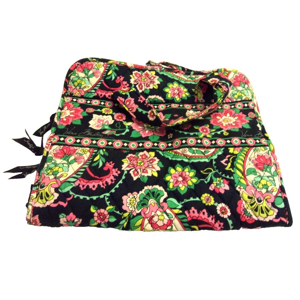 Vera Bradley Petal Paisley Hanging Organizer  Cotton Cosmetics Jewelry